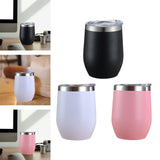 Maxbell Maxbell Insulated Cup Thermal Cup Coffee Mug with Lid for Cold Hot Drinks Water Iced black
