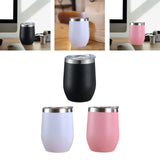 Maxbell Maxbell Insulated Cup Thermal Cup Coffee Mug with Lid for Cold Hot Drinks Water Iced black