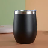 Maxbell Maxbell Insulated Cup Thermal Cup Coffee Mug with Lid for Cold Hot Drinks Water Iced black