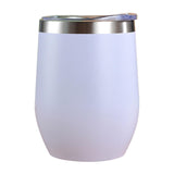 Maxbell Maxbell Insulated Cup Thermal Cup Coffee Mug with Lid for Cold Hot Drinks Water Iced white