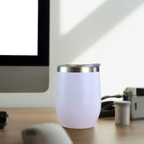 Maxbell Maxbell Insulated Cup Thermal Cup Coffee Mug with Lid for Cold Hot Drinks Water Iced white