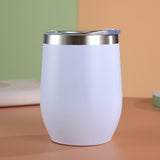 Maxbell Maxbell Insulated Cup Thermal Cup Coffee Mug with Lid for Cold Hot Drinks Water Iced white