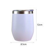 Maxbell Maxbell Insulated Cup Thermal Cup Coffee Mug with Lid for Cold Hot Drinks Water Iced white