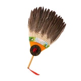 Maxbell Maxbell Ancient Chinese Zhuge Liang Feather Fan Decor Men for Festival Dance Holiday Style B