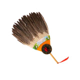 Maxbell Maxbell Ancient Chinese Zhuge Liang Feather Fan Decor Men for Festival Dance Holiday Style B