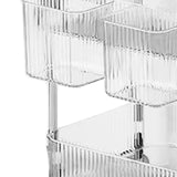 Maxbell Spice Rack Organizer Tray Holder for Lipstick Brushes Jewelry Table Sundries 2 layers