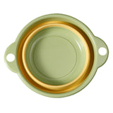 Maxbell Foldable Wash Basin Washbin Collapsible Washing up Basin for Beach Travel RV Green 38x23.5x11.5cm