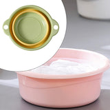 Maxbell Foldable Wash Basin Washbin Collapsible Washing up Basin for Beach Travel RV Green 38x23.5x11.5cm