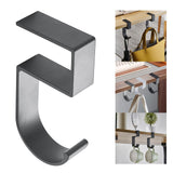 Maxbell 3xTable Hook for Bags Space Saving Universal Purse Hook for Water Cup Purse Bag grey