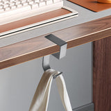Maxbell 3xTable Hook for Bags Space Saving Universal Purse Hook for Water Cup Purse Bag grey
