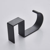 Maxbell 5xTable Hook for Bags Space Saving Universal Purse Hook for Water Cup Purse Bag black