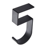 Maxbell 5xTable Hook for Bags Space Saving Universal Purse Hook for Water Cup Purse Bag black