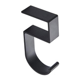 Maxbell 5xTable Hook for Bags Space Saving Universal Purse Hook for Water Cup Purse Bag black