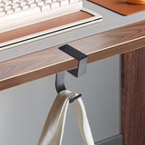 Maxbell 5xTable Hook for Bags Space Saving Universal Purse Hook for Water Cup Purse Bag black