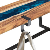 Maxbell 5xTable Hook for Bags Space Saving Universal Purse Hook for Water Cup Purse Bag black