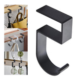 Maxbell 5xTable Hook for Bags Space Saving Universal Purse Hook for Water Cup Purse Bag black