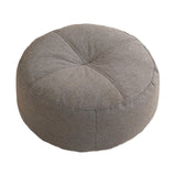 Maxbell 2xRound Floor Pillow Meditation Floor Pillow for Adults Kids Chair Studio Dark Gray