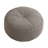 Maxbell 2xRound Floor Pillow Meditation Floor Pillow for Adults Kids Chair Studio Dark Gray