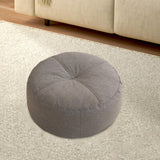 Maxbell 2xRound Floor Pillow Meditation Floor Pillow for Adults Kids Chair Studio Dark Gray