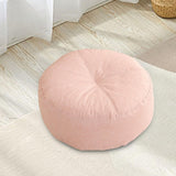 Maxbell Maxbell Round Floor Pillow Meditation Floor Pillow for Adults Kids Chair Studio Pink