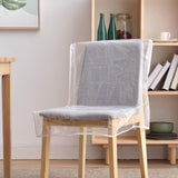 Maxbell Maxbell Dining Chair PVC Cover Kitchen Reusable Dustproof Easy Clean Clear Slipcover 58x53x45cm