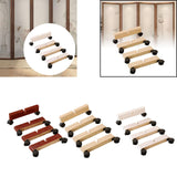 Maxbell Maxbell 4Pcs Privacy Screen Holder Room Divider Stand for Dressing Room Home Bedroom White