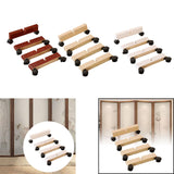 Maxbell Maxbell 4Pcs Privacy Screen Holder Room Divider Stand for Dressing Room Home Bedroom White
