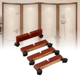 Maxbell Maxbell 4Pcs Privacy Screen Holder Room Divider Stand for Dressing Room Home Bedroom White