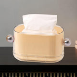 Maxbell Maxbell Tissue Box Holder Anti Slip Tissue Holder for Office Restaurant Night Stands White Silver