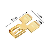 Maxbell Maxbell Double Piggyback Spade Connector Non Insulated Electrical Male Single Female 30PCS