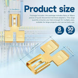 Maxbell Maxbell Double Piggyback Spade Connector Non Insulated Electrical Male Single Female 30PCS