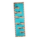 Maxbell Maxbell African Black Woman Table Runner Decor Rustic for Dinner Living Room Holiday Blue 120x33cm