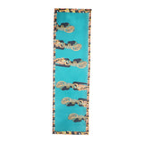 Maxbell Maxbell African Black Woman Table Runner Decor Rustic for Dinner Living Room Holiday Blue 120x33cm