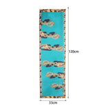 Maxbell Maxbell African Black Woman Table Runner Decor Rustic for Dinner Living Room Holiday Blue 120x33cm