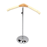 Maxbell Maxbell Clothing Display Stand T Shaped Sturdy Clothes Hanger for Garment Dress Coat Length 32cm Beige