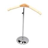 Maxbell Maxbell Clothing Display Stand T Shaped Sturdy Clothes Hanger for Garment Dress Coat Length 32cm Beige