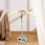 Maxbell Maxbell Clothing Display Stand T Shaped Sturdy Clothes Hanger for Garment Dress Coat Length 32cm Beige