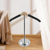 Maxbell Maxbell Clothing Display Stand T Shaped Sturdy Clothes Hanger for Garment Dress Coat Length 38cm Black