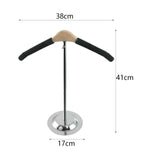 Maxbell Maxbell Clothing Display Stand T Shaped Sturdy Clothes Hanger for Garment Dress Coat Length 38cm Black