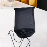 Maxbell Maxbell Small Drawstring Pouch for Automatic Pencil Sharpener Personal Items (Black)