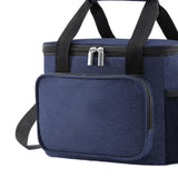 Maxbell Maxbell Insulated Cooler Bag Lightweight Lunch Box for Fishing Travel Park Day Trips DarkBlue L35x28x28cm