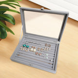 Maxbell 10 Slots Rings Organiser Box Jewelry Storage Organizer for Earrings Bracelets