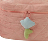 Maxbell Maxbell Makeup Bag Organizer Gift Cute Women Unique Stylish Zipper Toiletry Wash Bag Pink Top Handle