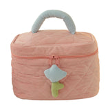 Maxbell Maxbell Makeup Bag Organizer Gift Cute Women Unique Stylish Zipper Toiletry Wash Bag Pink Top Handle