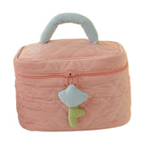 Maxbell Maxbell Makeup Bag Organizer Gift Cute Women Unique Stylish Zipper Toiletry Wash Bag Pink Top Handle