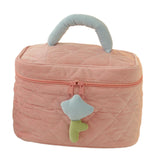 Maxbell Maxbell Makeup Bag Organizer Gift Cute Women Unique Stylish Zipper Toiletry Wash Bag Pink Top Handle