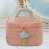 Maxbell Maxbell Makeup Bag Organizer Gift Cute Women Unique Stylish Zipper Toiletry Wash Bag Pink Top Handle
