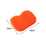 Maxbell Maxbell Gel Seat Cushion with Washable Non Slip Cover Comfort Thickened Car Seat Pad Orange