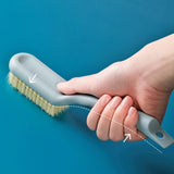 Maxbell Shoe Cleaning Brush Hangable Household Cleaning Brush for Travel Home Indoor Blue