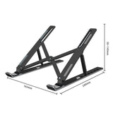 Maxbell Maxbell Laptop Stand for Desk Home Office Sturdy Book Stand for Reading Laptop Riser Black
